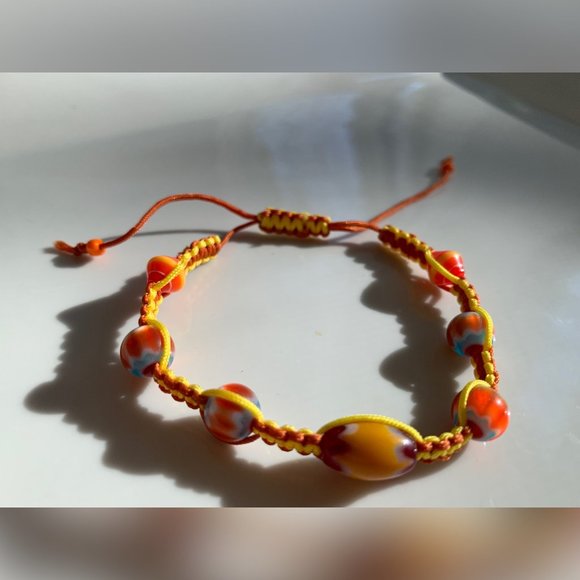 Swarovski Beaded Crochet Handmade Bracelet - Picture 2 of 5